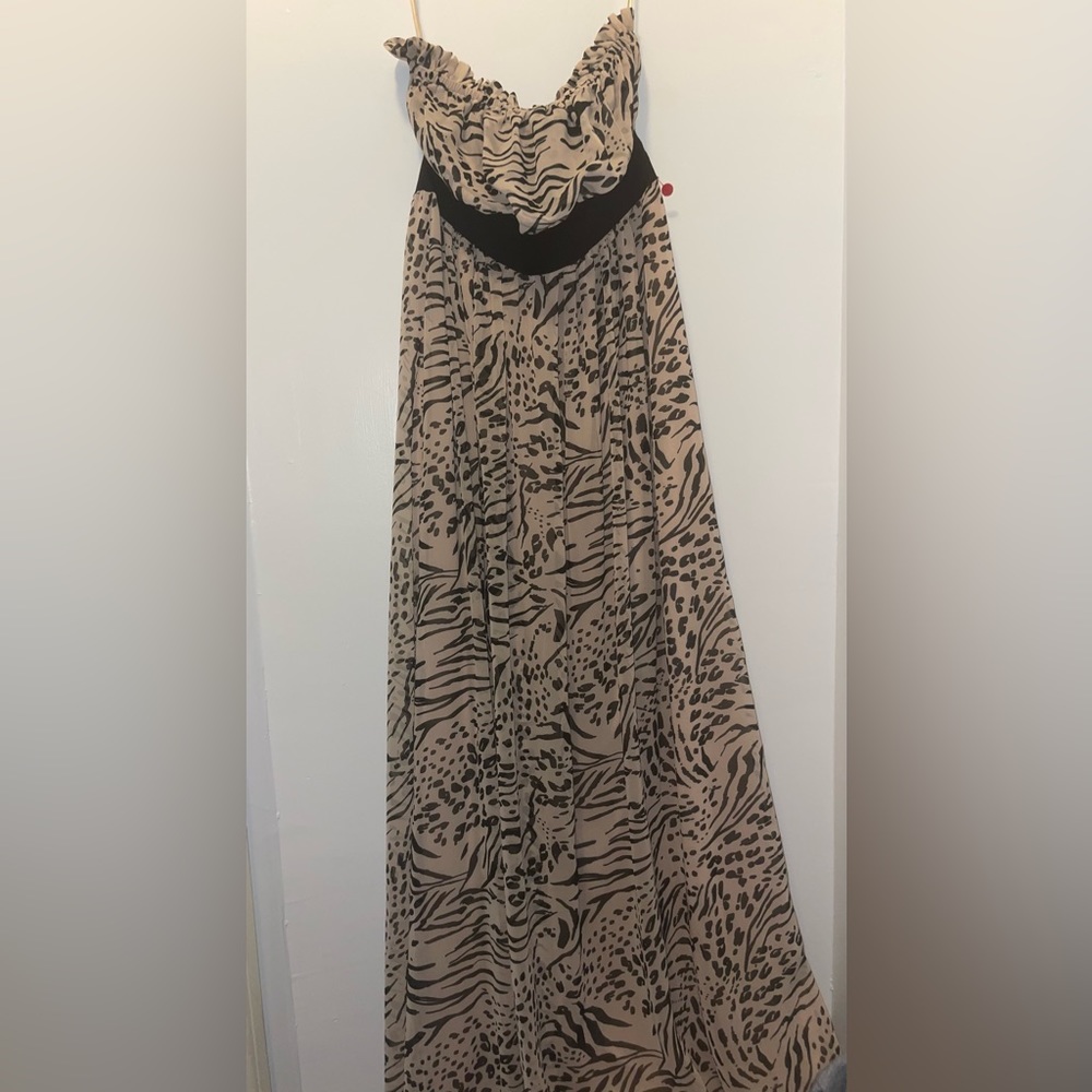 H&M Maxi Strapless Dress